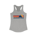 Jackson Hole, Wyoming Women's Racerback Tank Top - Mountain Lover Sleeveless Shirt, Women's Jackson Hole Hiking Tank-2