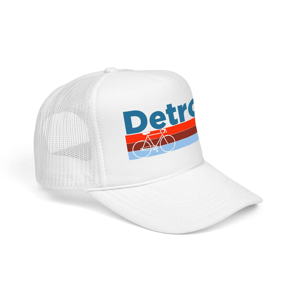 Kids Detroit, Michigan Trucker Hat Foam Bike - Youth Cap