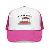 Kids Minnesota Trucker Hat Pontoon Boat - Youth Snapback Cap