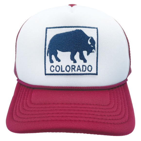Kids' Colorado Trucker Hat - Buffalo Snapback Youth Hat