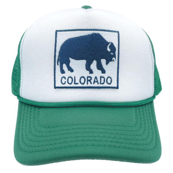 Kid's Colorado Trucker Hat (Ages 2-12) - Colorado Buffalo Snapback Youth Hat  / Kid's Hat