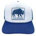 Navy Blue / White