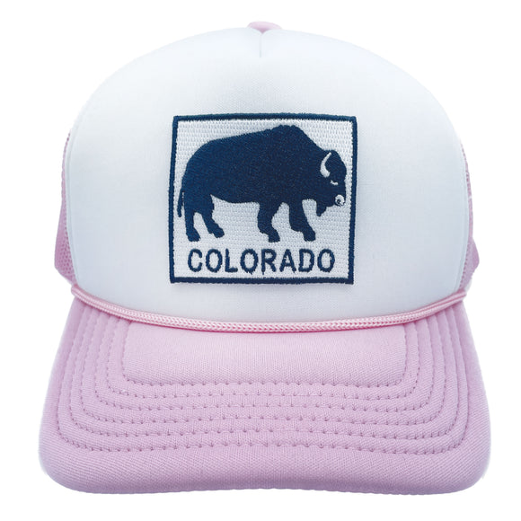 Kids' Colorado Trucker Hat - Buffalo Snapback Youth Hat