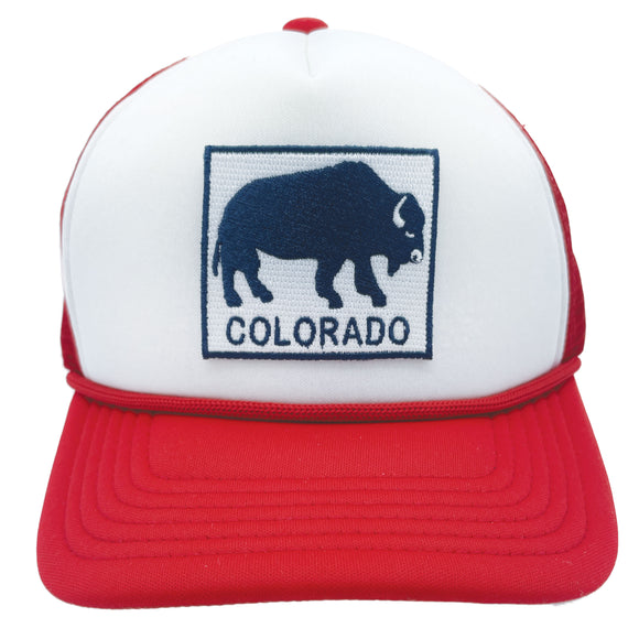 Kids' Colorado Trucker Hat - Buffalo Snapback Youth Hat