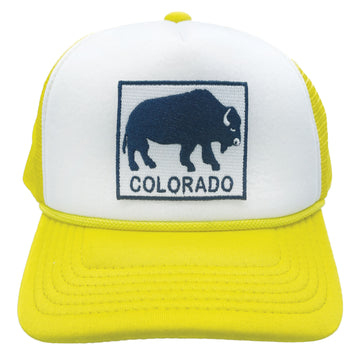 Kids' Colorado Trucker Hat - Buffalo Snapback Youth Hat - 0