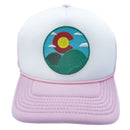 Kids' Colorado Trucker Hat - Sunrise & Hills Snapback Youth Hat-7