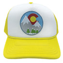 Kids' Colorado Trucker Hat - Snowy Mountain Snapback Youth Hat-8