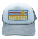 Atlanta, Georgia Trucker Hat - Retro Sun Snapback Atlanta Hat-5