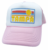 Tampa, Florida Trucker Hat - Retro Sun Snapback Tampa Hat