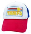 Tampa, Florida Trucker Hat - Retro Sun Snapback Tampa Hat