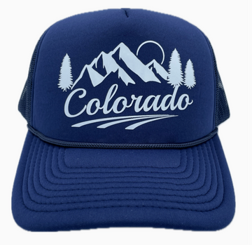 Colorado Trucker Hat - Mountain Road Adult Colorado Hat - 0