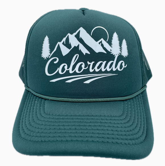 Colorado Trucker Hat - Mountain Road Adult Colorado Hat