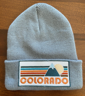 Colorado Infant Beanie - (Newborn - 12 months) Retro MTN Colorado Baby Knit Hat