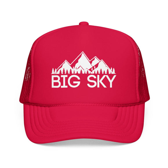 Kids Big Sky, Montana Trucker Hat - Youth Snapback Cap
