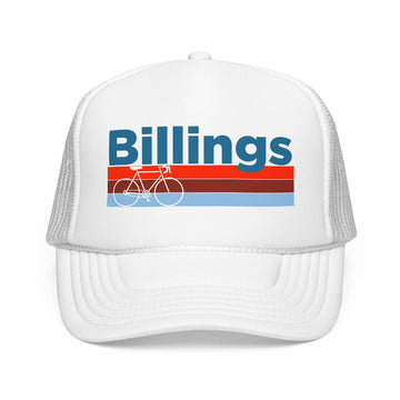 Kids Billings, Montana Trucker Hat Foam Bike - Youth Cap