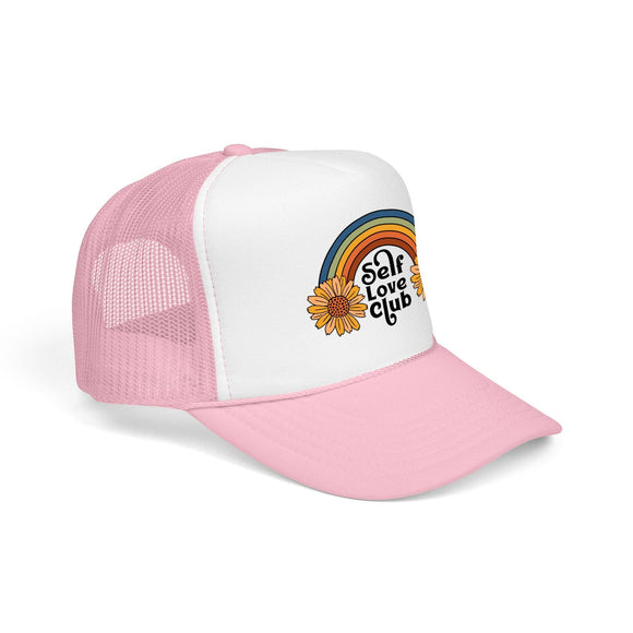 Kids Self Love Club Trucker Hat Boho - Youth Snapback Cap
