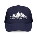 Kids Crested Butte, Colorado Trucker Hat - Youth Snapback on white background