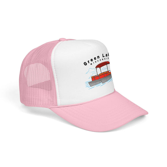 Kids Green Lake, Wisconsin Trucker Hat - Youth Snapback Cap