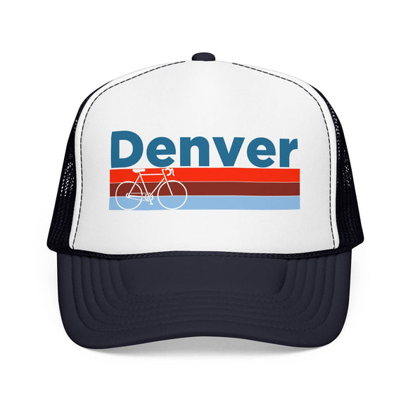 Kids Denver, Colorado Trucker Hat Foam Bike - Youth Snapback