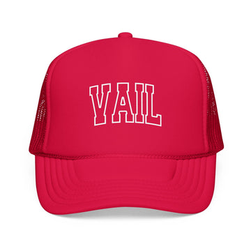 Kids Vail, Colorado Trucker Hat Vintage College Foam Mesh