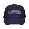 Kids Nashville, Tennessee Trucker Hat Vintage College Foam M on white background