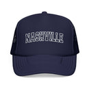 Kids Nashville, Tennessee Trucker Hat Vintage College Foam M on white background