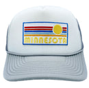 Minnesota Trucker Hat - Retro Sun Snapback Minnesota Hat-2