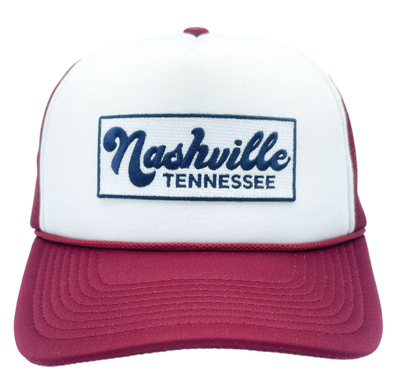 Nashville, Tennessee Trucker Hat - Retro Snapback Nashville Hat