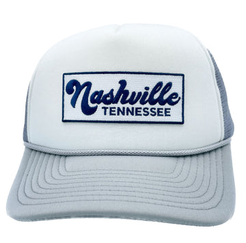 Nashville, Tennessee Trucker Hat - Retro Snapback Nashville Hat - 0