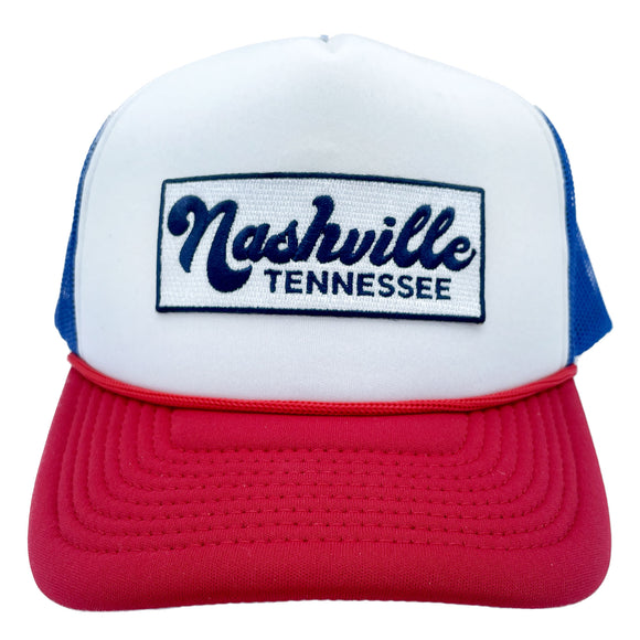 Nashville, Tennessee Trucker Hat - Retro Snapback Nashville Hat