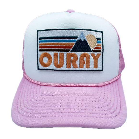 Ouray, Colorado Trucker Hat - Retro Mountain Snapback Ouray Hat