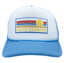 Santa Barbara, California Trucker Hat - Retro Sun Snapback Santa Barbara Hat-4