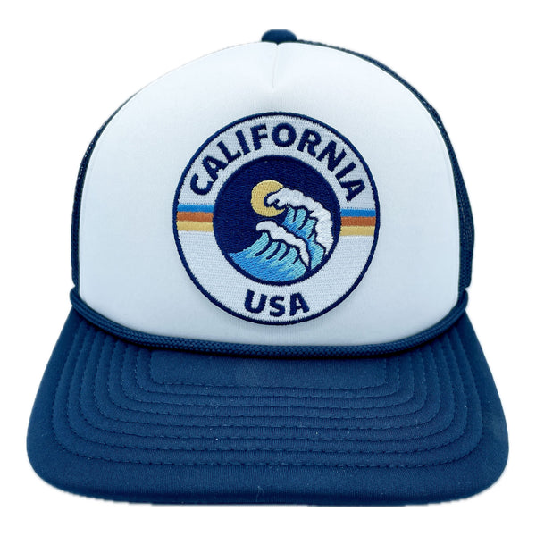 California Trucker Hat - Retro Sun Snapback California Hat / Adult Hat