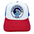 California Trucker Hat - Retro Sun Snapback California Hat-1