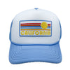 California Trucker Hat - Retro Sun Snapback California Hat