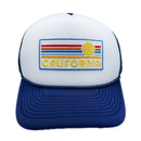 California Trucker Hat - Retro Sun Snapback California Hat-6