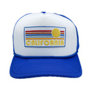 California Trucker Hat - Retro Sun Snapback California Hat-9