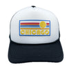 Chicago Trucker Hat - Retro Sun Snapback Chicago, Illinois Hat