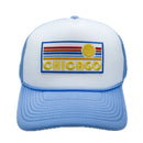 Chicago Trucker Hat - Retro Sun Snapback Chicago, Illinois Hat-6