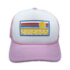 Chicago Trucker Hat - Retro Sun Snapback Chicago, Illinois Hat