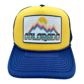 Colorado Trucker Hat - Retro MTN Snapback Colorado Hat