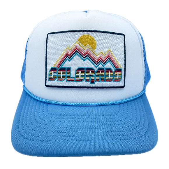 Colorado Trucker Hat - Retro MTN Snapback Colorado Hat