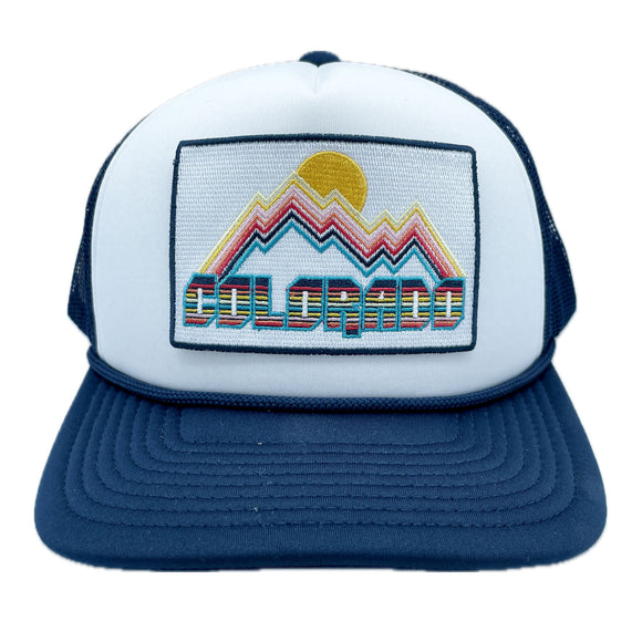 Colorado Trucker Hat - Retro MTN Snapback Colorado Hat