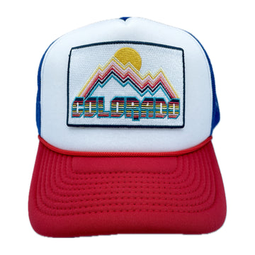 Colorado Trucker Hat - Retro MTN Snapback Colorado Hat - 0