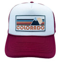 Colorado Trucker Hat - Retro Mountain Colorado Snapback Hat-5