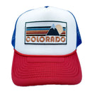 Colorado Trucker Hat - Retro Mountain Colorado Snapback Hat-8