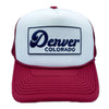 Denver, Colorado Trucker Hat - Retro Snapback Denver Hat / Adult Hat