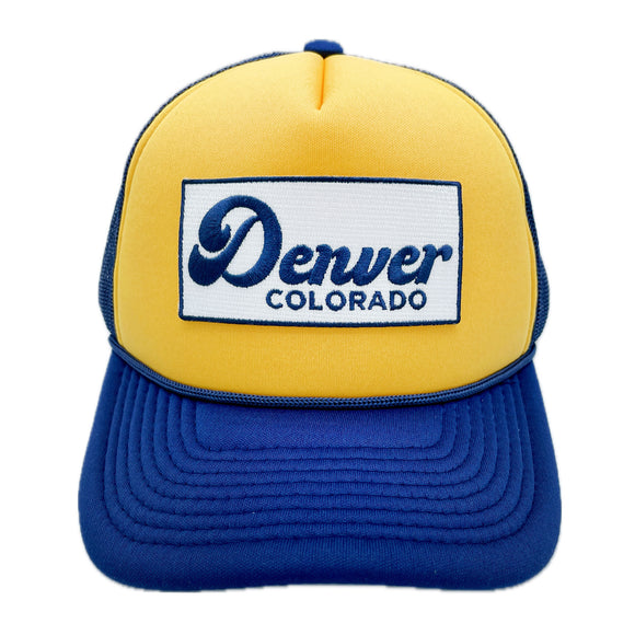 Denver, Colorado Trucker Hat - Retro Snapback Denver Hat