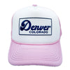 Denver, Colorado Trucker Hat - Retro Snapback Denver Hat / Adult Hat