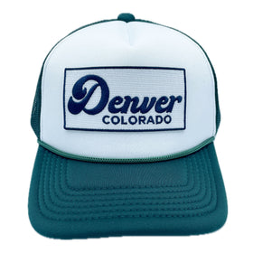 Kid's Denver, Colorado Hat (Ages 2-12) - Retro Denver Trucker Snapback Toddler Hat / Kid's Hat